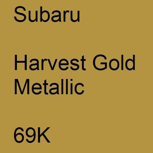 Subaru, Harvest Gold Metallic, 69K.